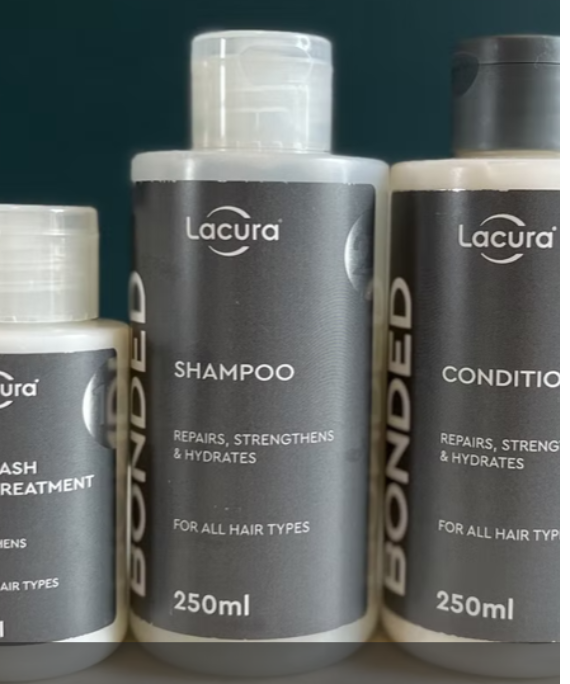 Lacura Bonded Pre-Wash, Shampoo & Conditioner